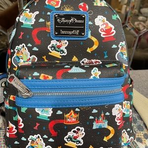 Disney parks loungefly disneyland attraction ride icons